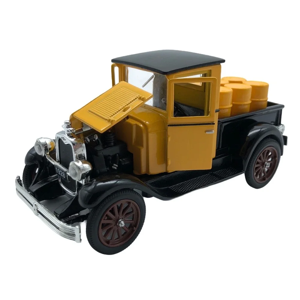New Ray 1928 '28 Chevrolet Chevy 1/2 Ton Pick Up Truck Yellow Die Cast 1/32